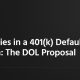 Annuities in a 401(k) Default Option: The DOL Proposal