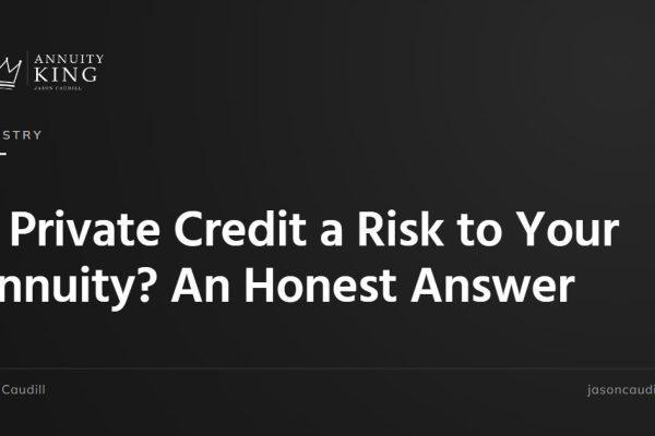 Is Private Credit a Risk to Your Annuity? An Honest Answer